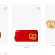 Pretzel keychain, wallet, and earrings on the Kate Spade online store